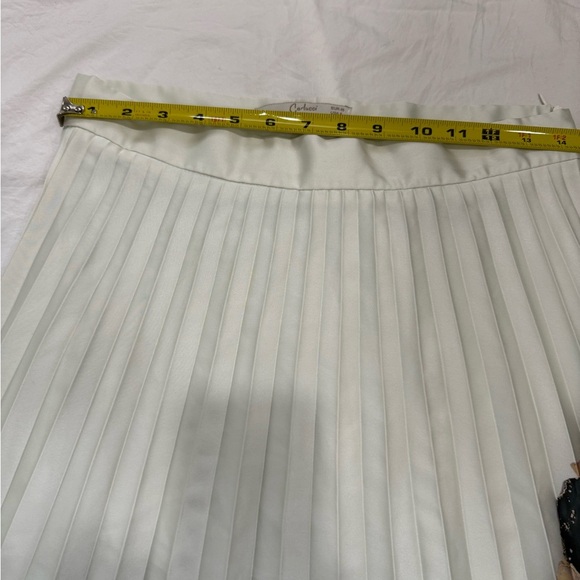 CARLUCCI Chic A-Line Skirt in Black and White - Picture 7 of 9